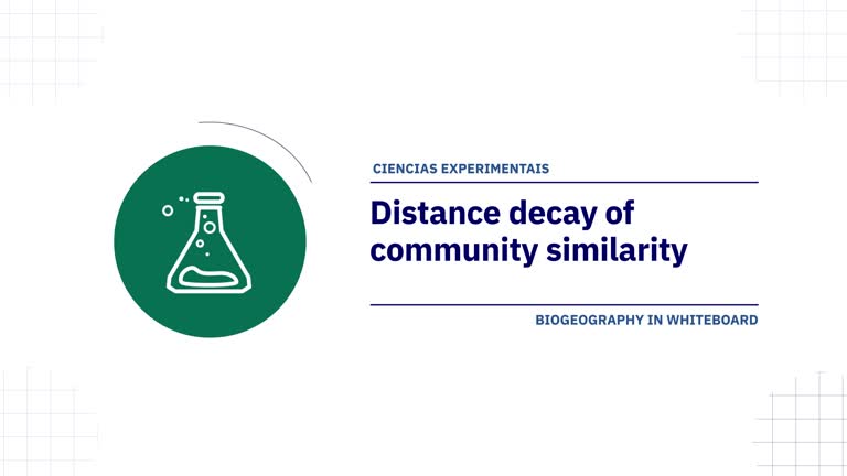 Distance decay of community similarity